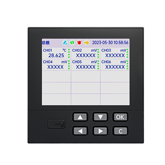 MIK-RN3000-1_18 路万能模拟输入 3.5 英寸彩色液晶屏无纸记录仪_温度_压力_多种参数