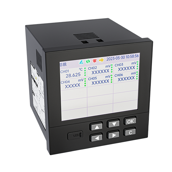 MIK-RN3000-1_18 路万能模拟输入 3.5 英寸彩色液晶屏无纸记录仪_温度_压力_多种参数