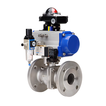 yth2206游艇会-气动法兰球阀 流体控制